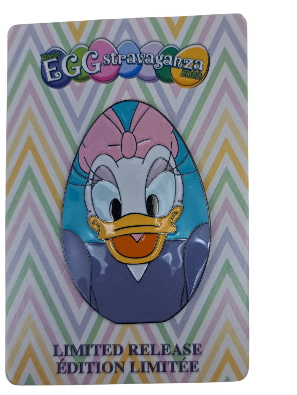 Disney Daisy Duck Egg Pin - Pink, Blue, Purple, Orange